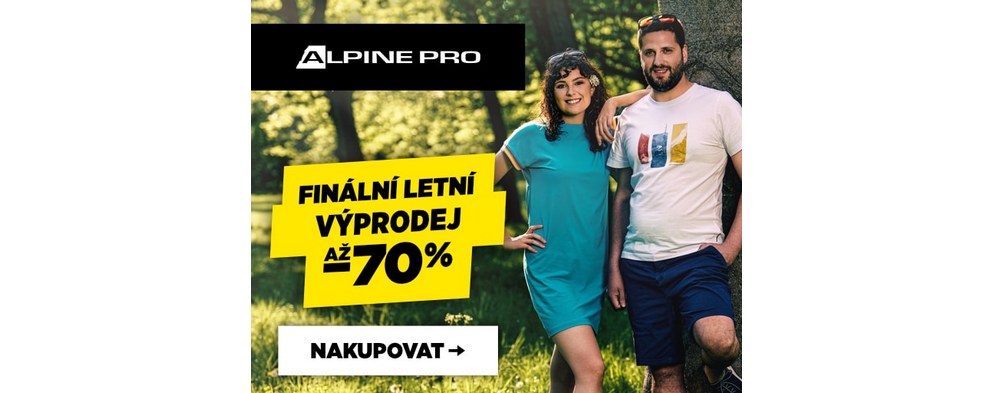 EXTRÉMNÍ SLEVY NA POSLEDNÍ KOUSKY Z AKTUÁLNÍ KOLEKCE ALPINE PRO! EXTRÉMNÍ SLEVY NA POSLEDNÍ KOUSKY Z AKTUÁLNÍ KOLEKCE ALPINE PRO!