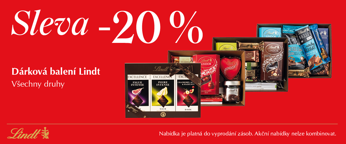 Sleva – 20 % na dárková balení Sleva – 20 % na dárková balení