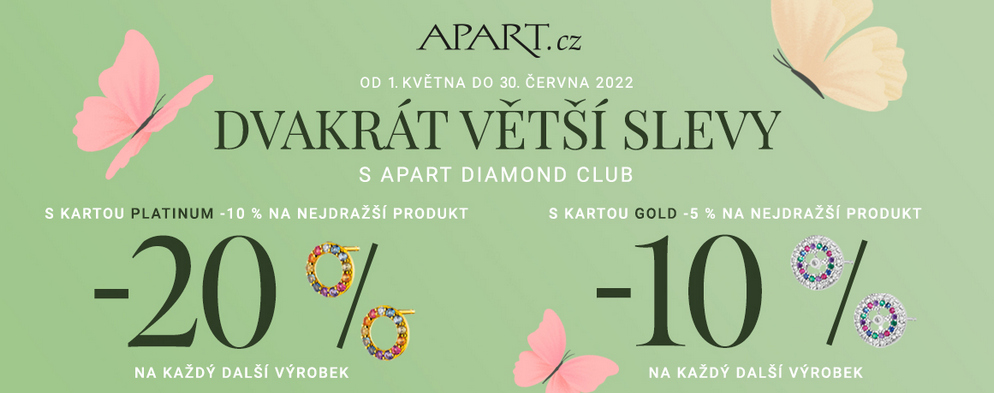 APART pro všechny členy ADC zdvojnásobil slevy! APART pro všechny členy ADC zdvojnásobil slevy!