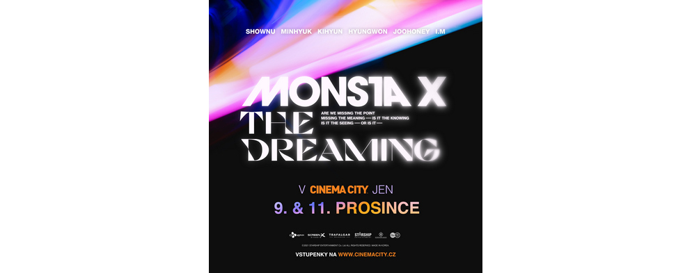 Předprodej zahájen. MONSTA X Předprodej zahájen. MONSTA X