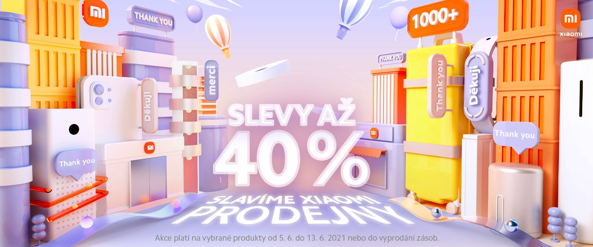 V prodejně Xiaomi se slaví! Přijďte si pro slevy až 40 %... V prodejně Xiaomi se slaví! Přijďte si pro slevy až 40 %...