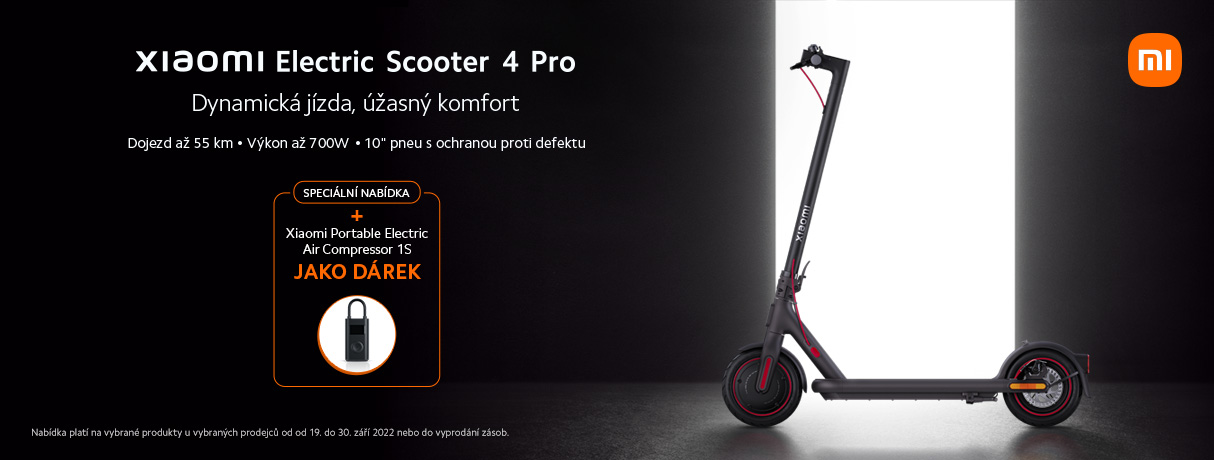 Představujeme nejnovější model Xiaomi Electric Scooter 4 Pro! Představujeme nejnovější model Xiaomi Electric Scooter 4 Pro!