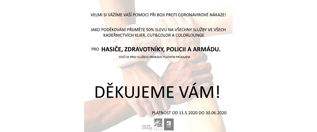 Poděkování Poděkování
