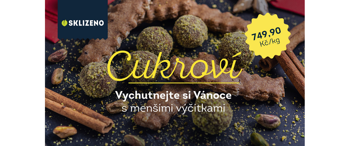 O něco málo zdravější vánoční cukroví O něco málo zdravější vánoční cukroví