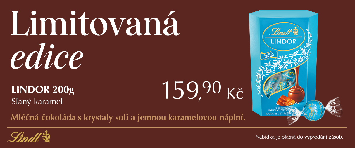 Lindor cornet 200g – Slaný karamel Lindor cornet 200g – Slaný karamel