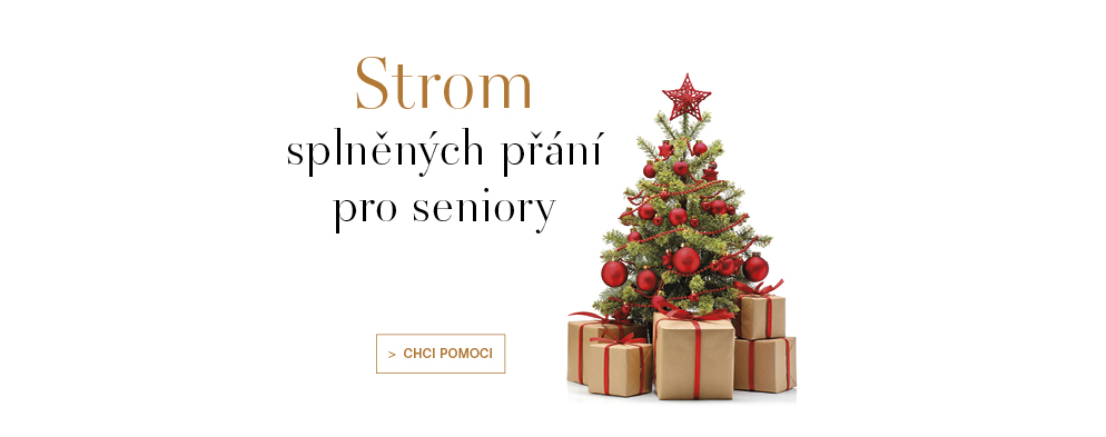 Strom splněných přání: Rozdejme společně radost seniorům Strom splněných přání: Rozdejme společně radost seniorům