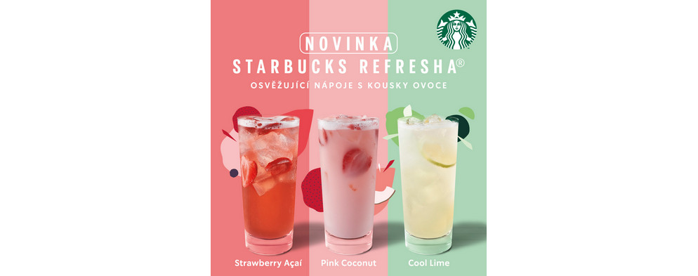 Osvěžte se mezi nákupy s Starbucks Refresha Osvěžte se mezi nákupy s Starbucks Refresha