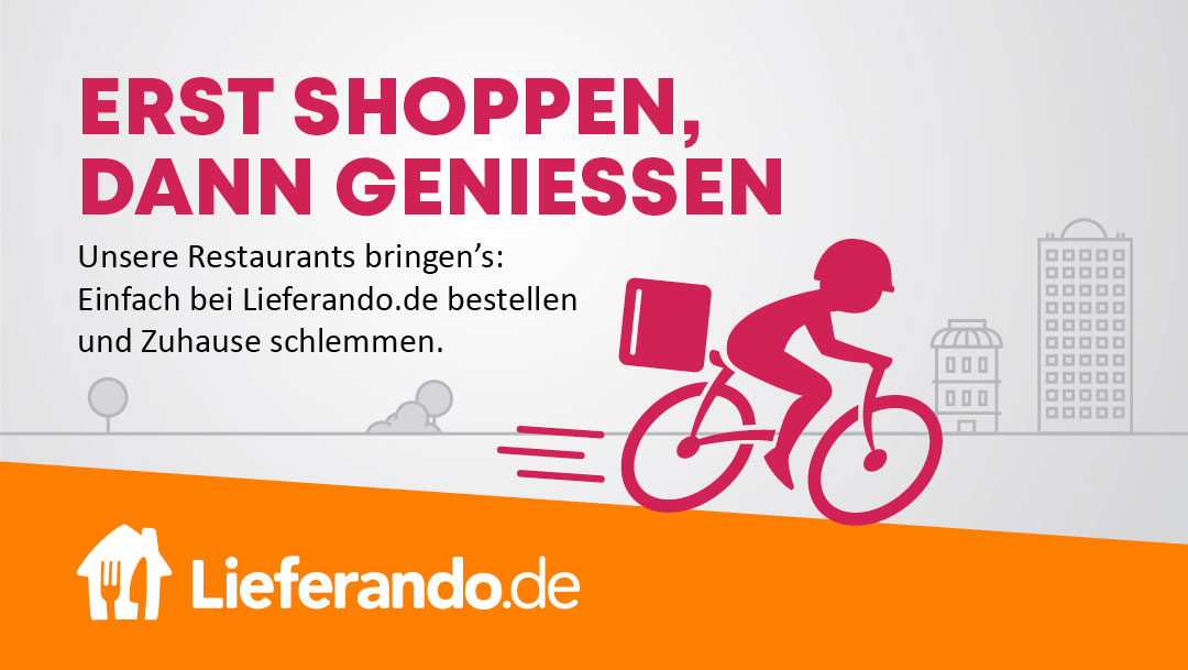 Erst Shoppen, dann Schlemmen Erst Shoppen, dann Schlemmen