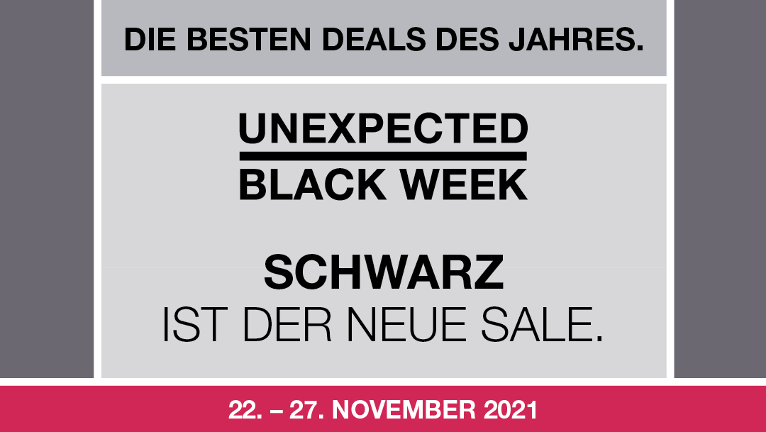 Schwarz ist der neue Sale Schwarz ist der neue Sale