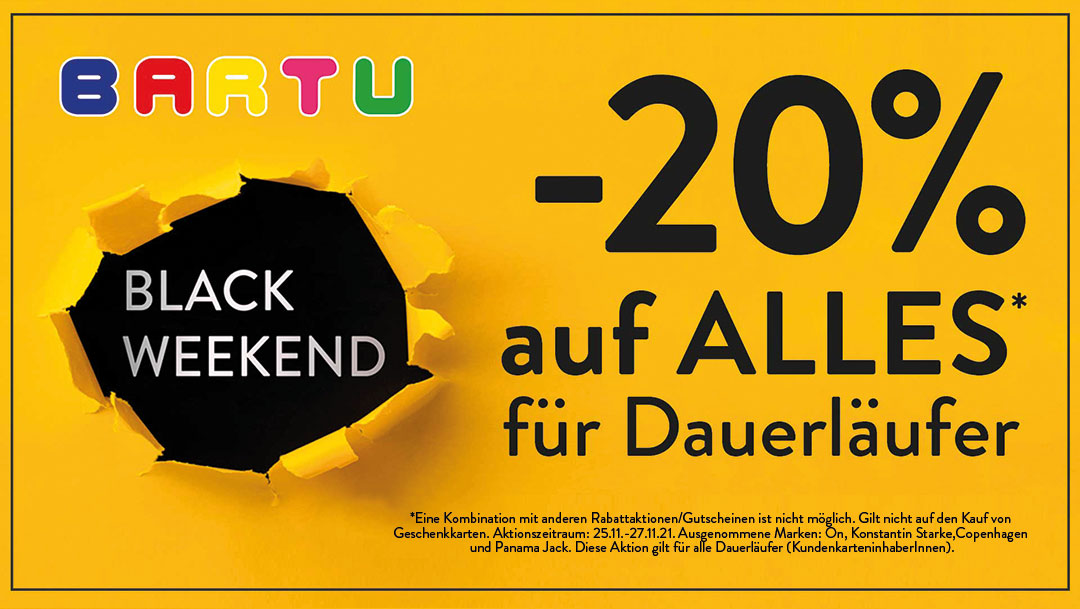 BLACK WEEKEND bei Bartu BLACK WEEKEND bei Bartu
