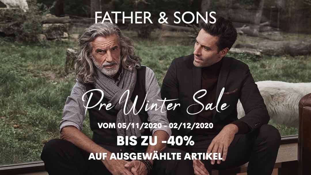 Pre Winter Sale bei Father & Sons Pre Winter Sale bei Father & Sons