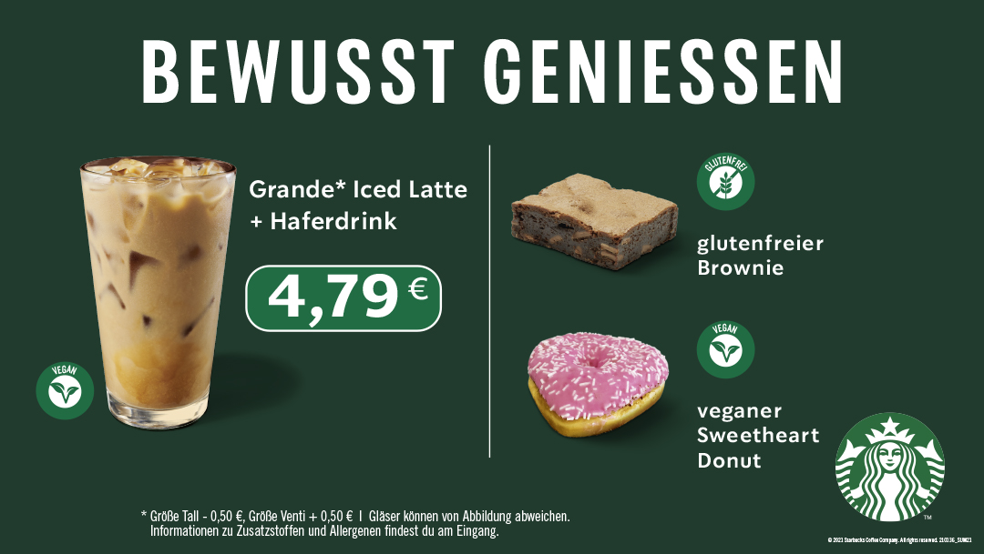 Bewusst genießen bei Starbucks Bewusst genießen bei Starbucks