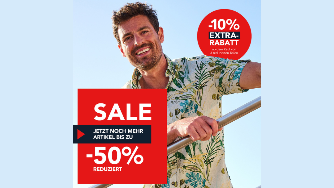 SALE jetzt noch mehr Artikel bis zu -50% reduziert SALE jetzt noch mehr Artikel bis zu -50% reduziert