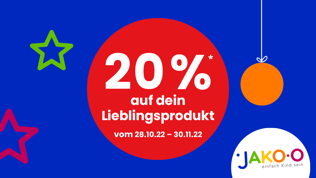 20% Rabatt auf dein Lieblingsprodukt 20% Rabatt auf dein Lieblingsprodukt