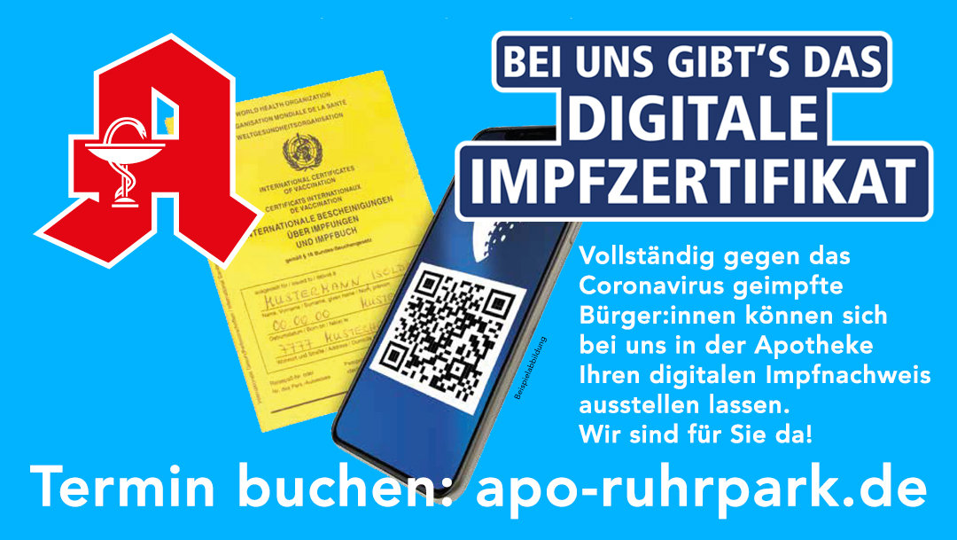 Digitales Impfzertifikat in der farma-plus Apotheke Digitales Impfzertifikat in der farma-plus Apotheke