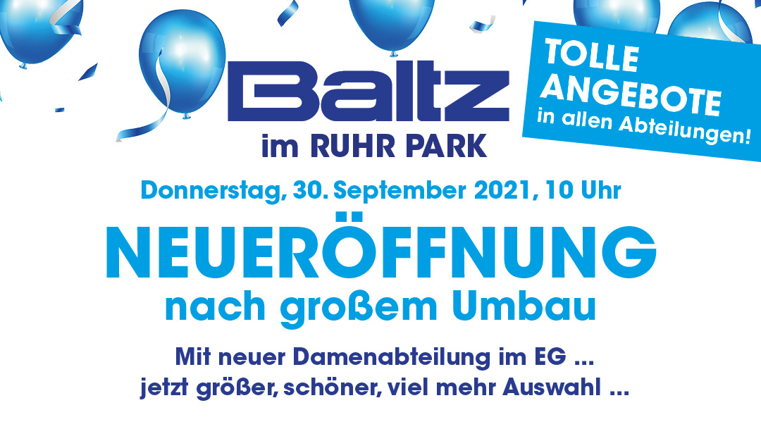 Neueröffnung bei Baltz Neueröffnung bei Baltz