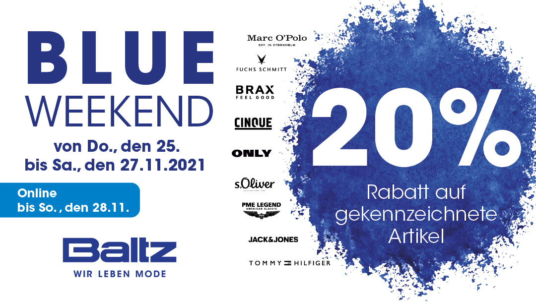 BLUE WEEKEND BALTZ BLUE WEEKEND BALTZ