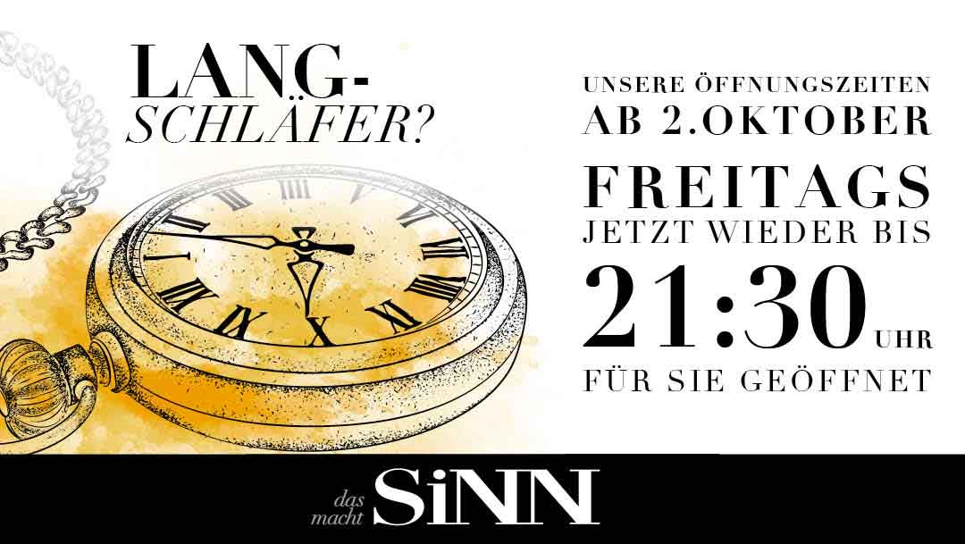 Langer Freitag bei SiNN Langer Freitag bei SiNN