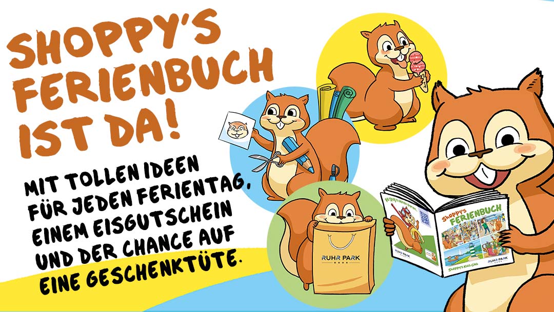 Shoppy's Ferienbuch ist da! Shoppy's Ferienbuch ist da!