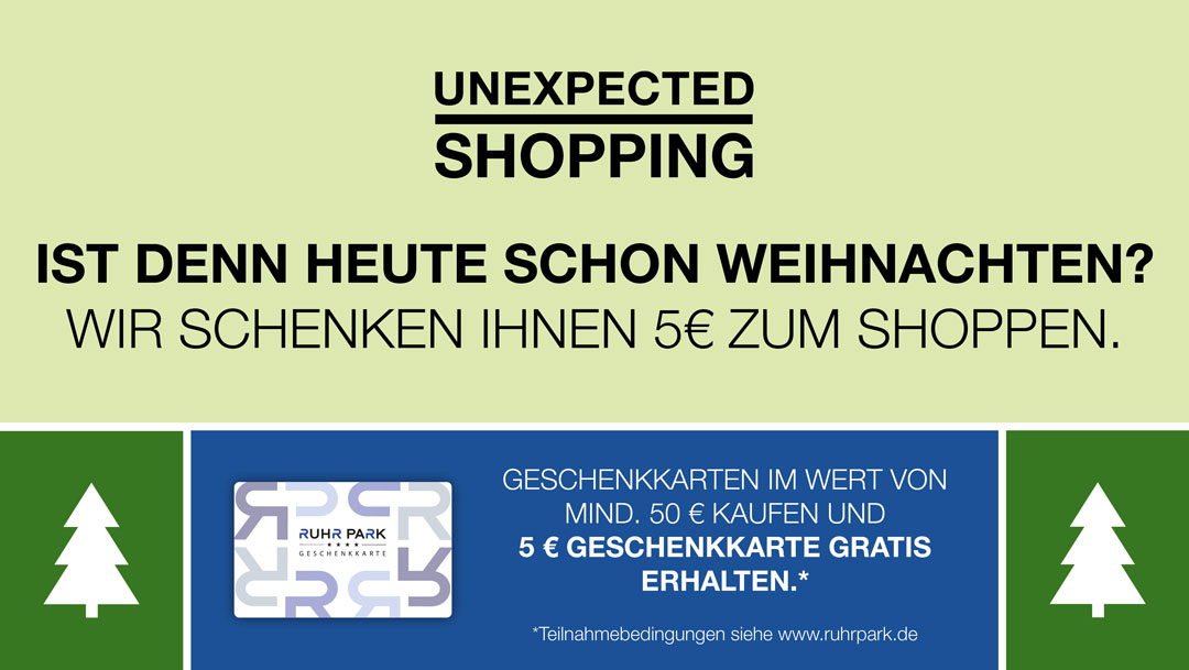 Jetzt Geschenkkarte kaufen & 5€ geschenkt bekommen! Jetzt Geschenkkarte kaufen & 5€ geschenkt bekommen!
