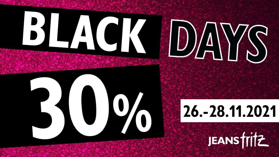 Black Days bei Jeans Fritz Black Days bei Jeans Fritz