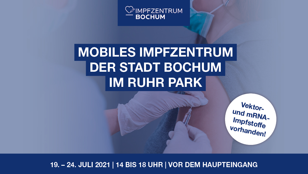 Mobiles Impfzentrum im Ruhr Park Mobiles Impfzentrum im Ruhr Park