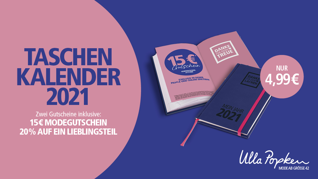 Ulla Popken Taschenkalender 2021 Ulla Popken Taschenkalender 2021