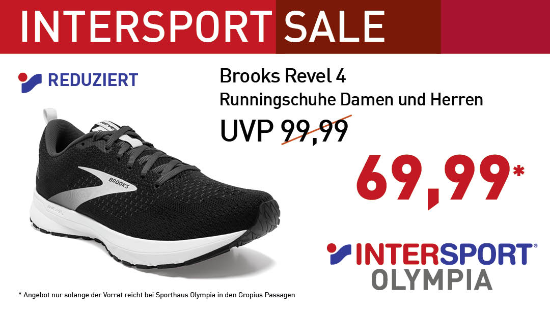 Brooks Revel 4 Laufschuh für nur 69,99€! Brooks Revel 4 Laufschuh für nur 69,99€!