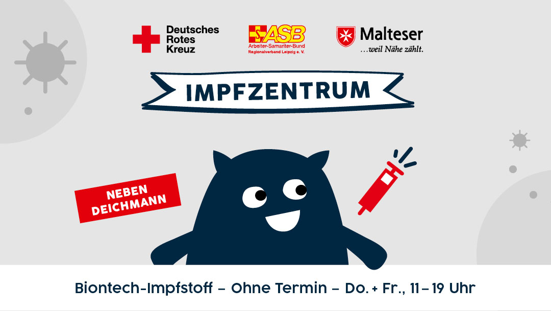 UNSER IMPFZENTRUM FINDET IHR DAUERHAFT NEBEN DEICHMANN UNSER IMPFZENTRUM FINDET IHR DAUERHAFT NEBEN DEICHMANN
