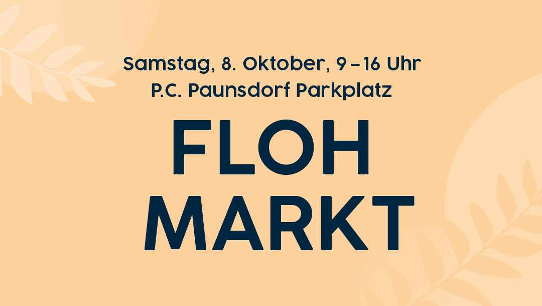Es ist wieder Flohmarkt! Es ist wieder Flohmarkt!