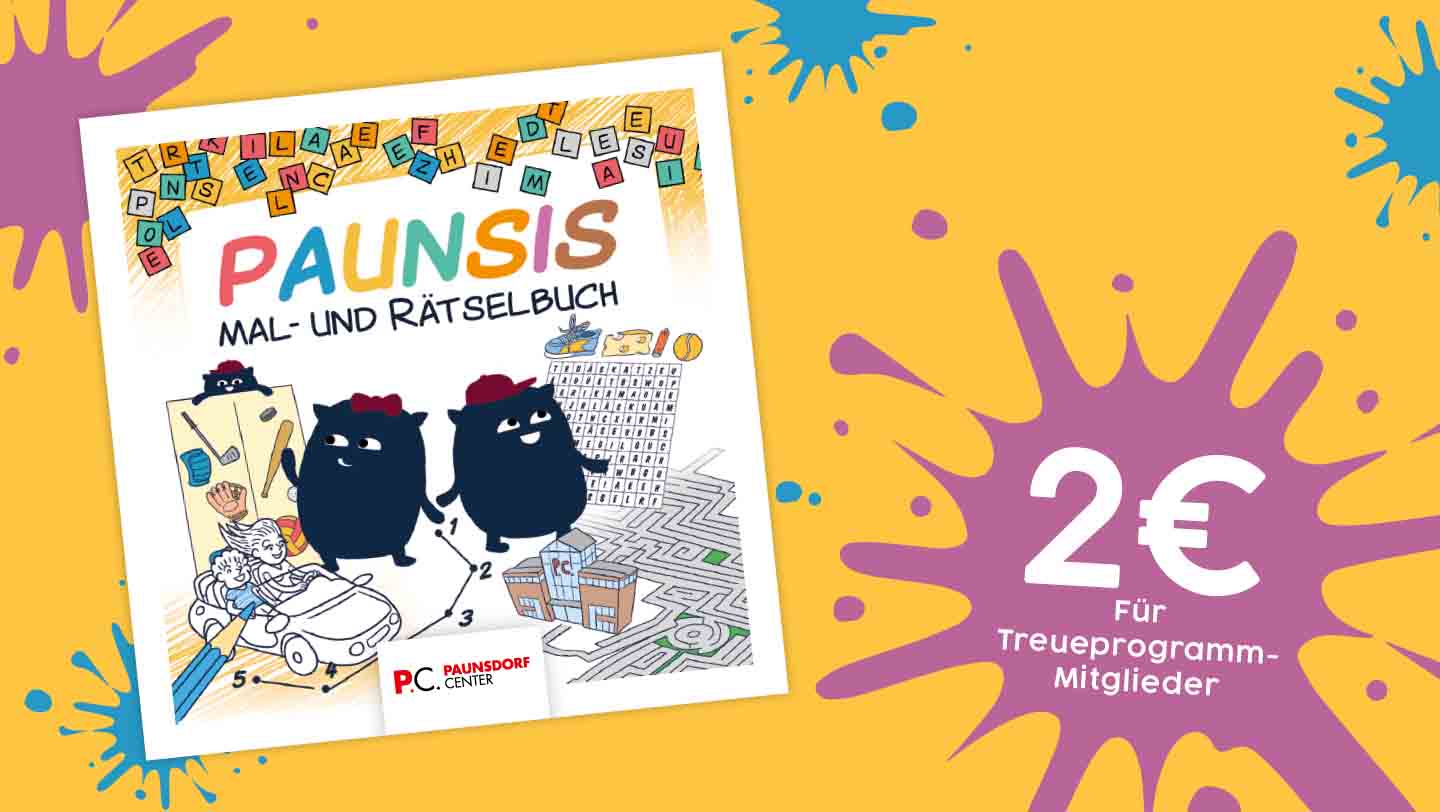 Paunsi Mal- und Rätselbuch Paunsi Mal- und Rätselbuch