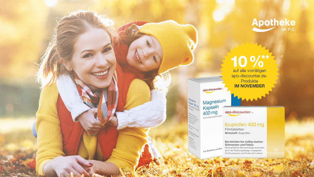 10% Rabatt auf Produkte von apo-discounter.de 10% Rabatt auf Produkte von apo-discounter.de