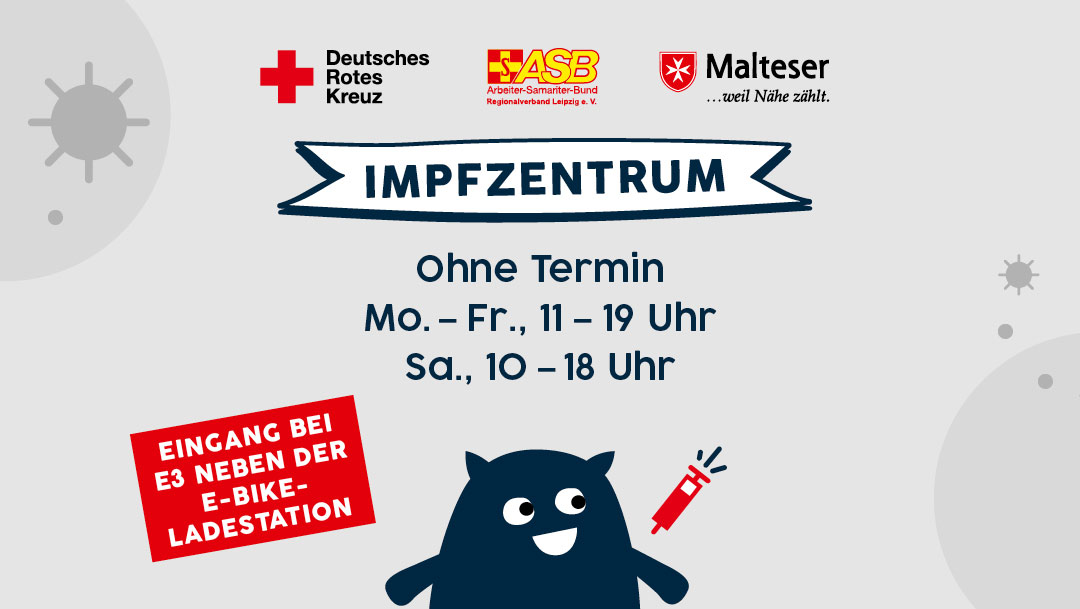 Unser Impfzentrum hat von Mo-Sa für euch geöffnet! Unser Impfzentrum hat von Mo-Sa für euch geöffnet!