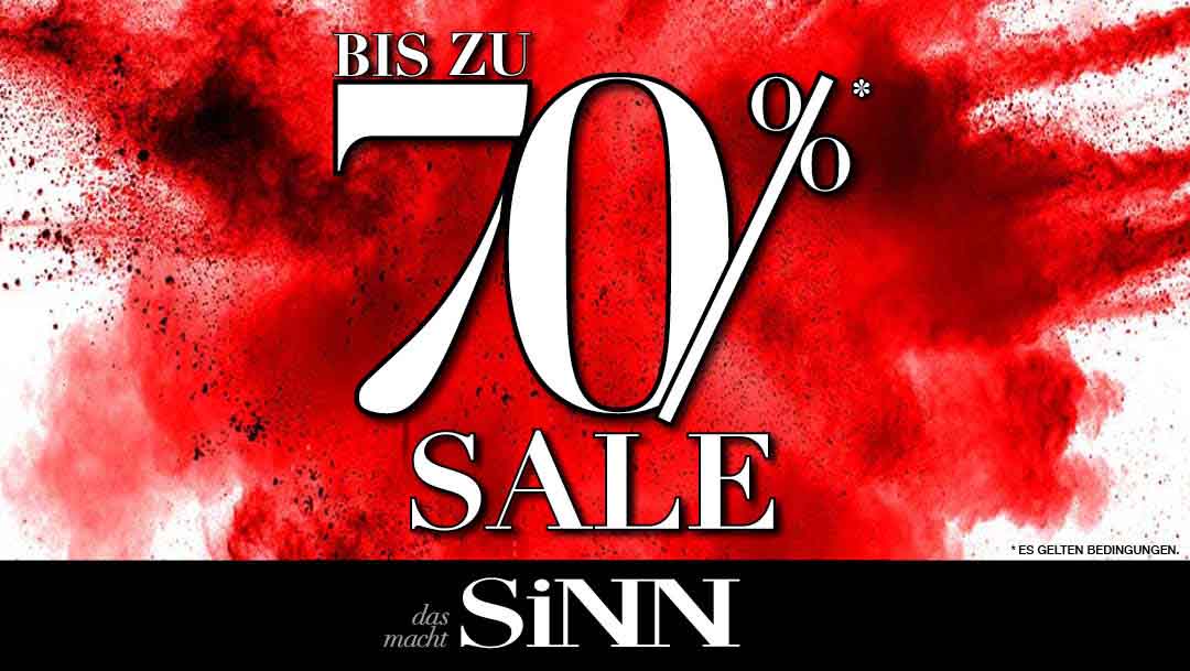 Bis zu 70% Sales bei SiNN im Centro Bis zu 70% Sales bei SiNN im Centro