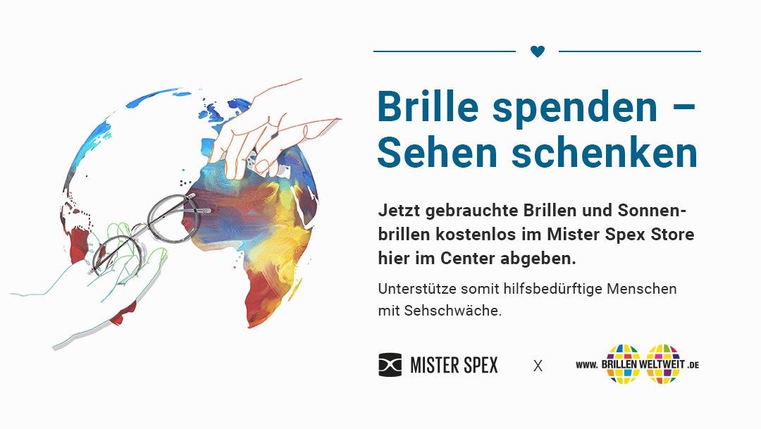 Brille spenden - Sehen schenken: Mister Spex x BrillenWeltweit Brille spenden - Sehen schenken: Mister Spex x BrillenWeltweit