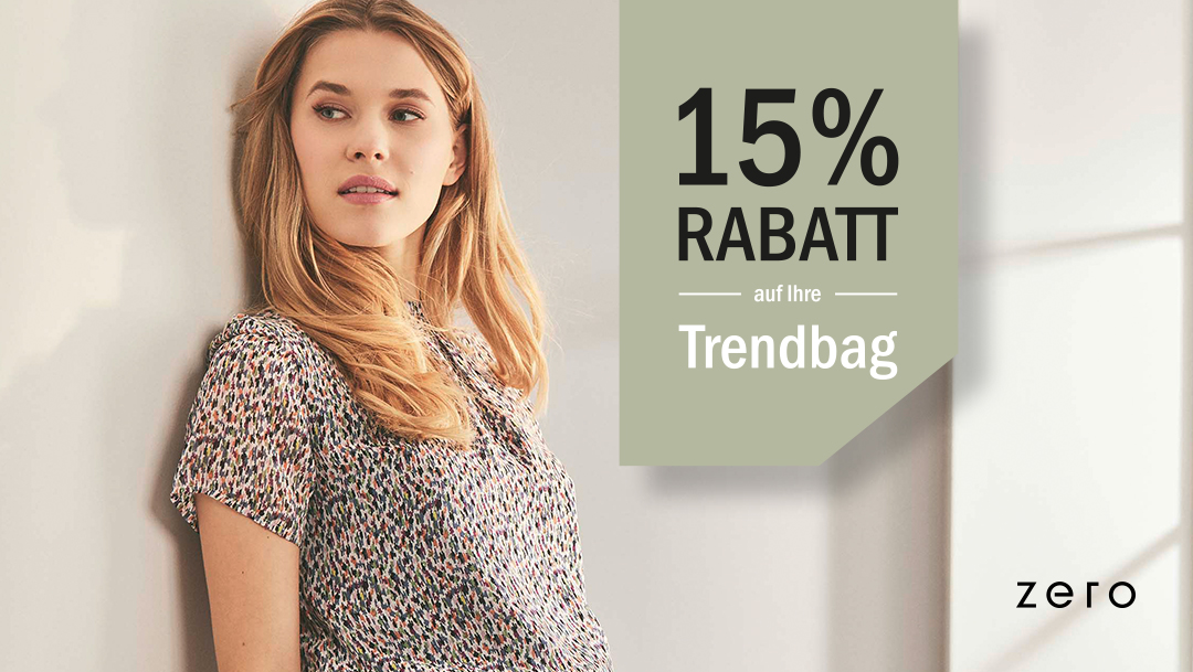 Trendbag jetzt bei Zero Trendbag jetzt bei Zero