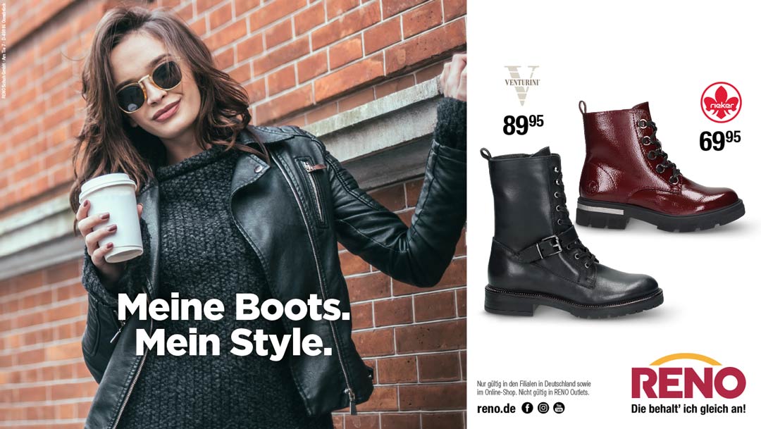 „RENO: These Boots are made for walking“! „RENO: These Boots are made for walking“!