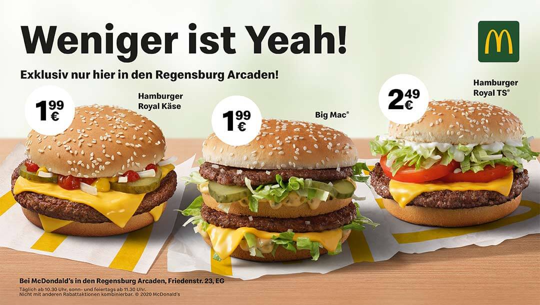 Angebote bei McDonald's Angebote bei McDonald's