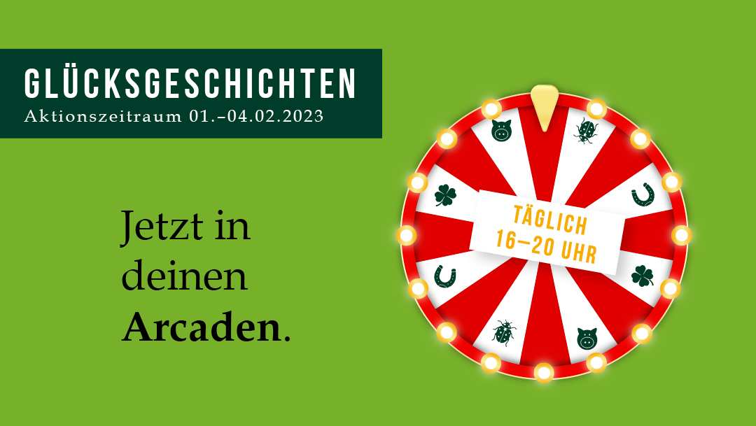 Glücksgeschichten in den Gera Arcaden Glücksgeschichten in den Gera Arcaden