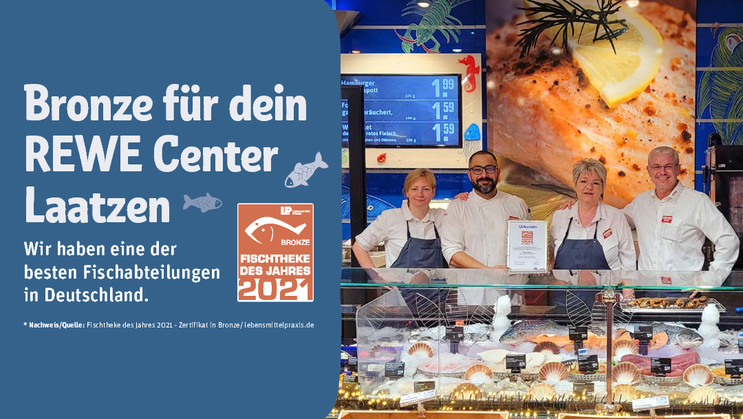 Auszeichnung für Rewe Auszeichnung für Rewe