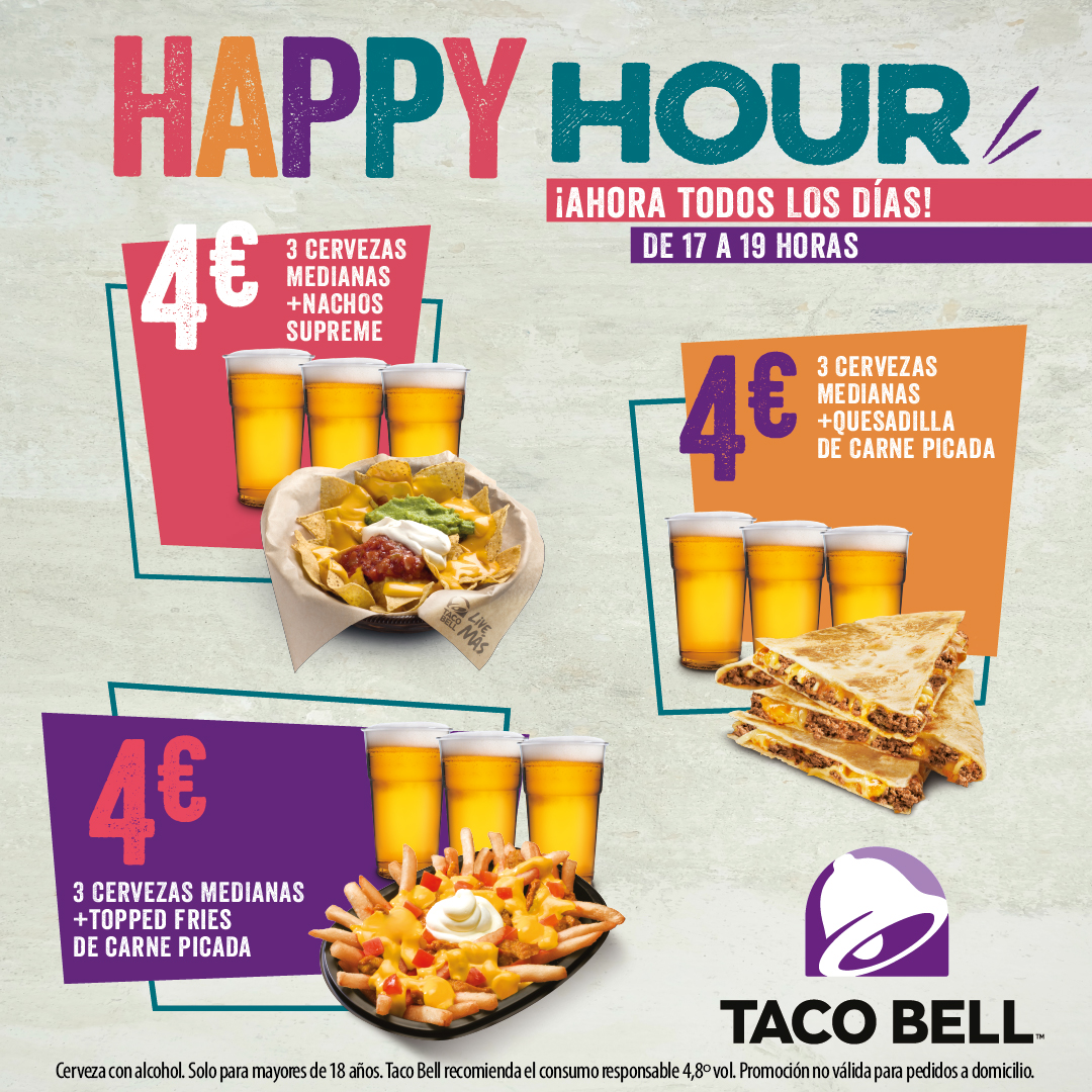 Promoción Taco bell Martes Happy Promoción Taco bell Martes Happy