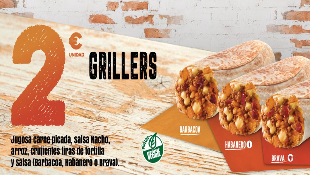GRILLERS 2€ EN TACO BELL GRILLERS 2€ EN TACO BELL
