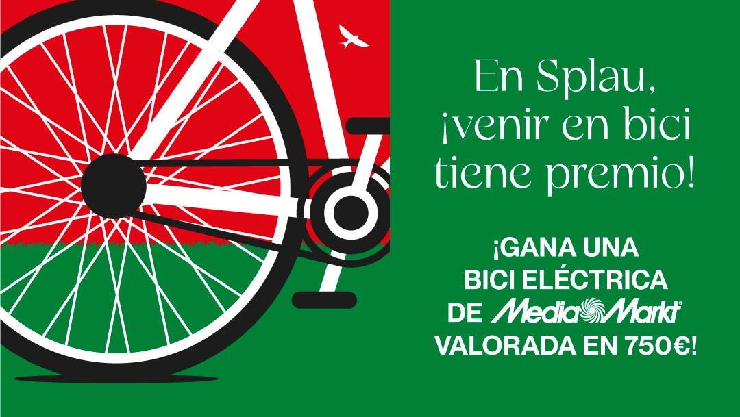 En Splau, ¡venir en bici tiene premio! En Splau, ¡venir en bici tiene premio!