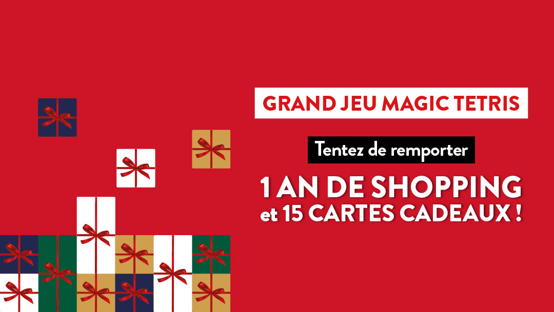 1 AN DE SHOPPING À GAGNER ! 1 AN DE SHOPPING À GAGNER !