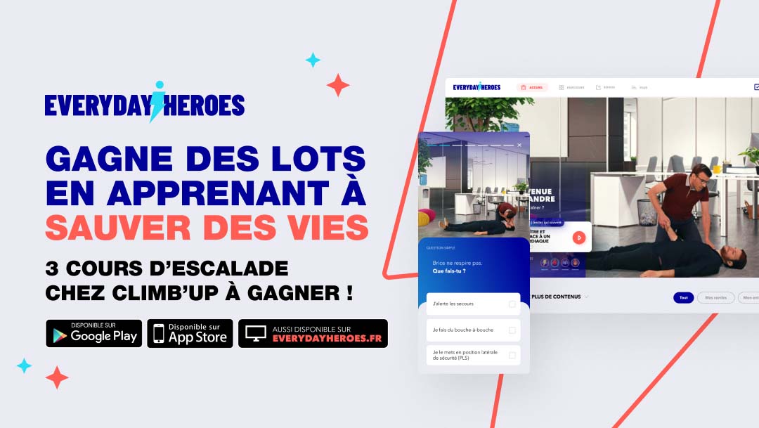 Gagnez des lots en apprenant à sauver des vies ! Gagnez des lots en apprenant à sauver des vies !