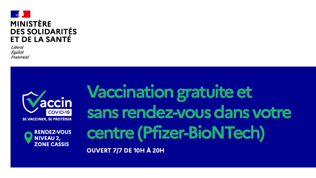 FAITES-VOUS VACCINER À WESTFIELD LES 4 TEMPS FAITES-VOUS VACCINER À WESTFIELD LES 4 TEMPS