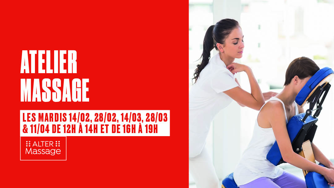 WESTFIELD LES 4 TEMPS X ALTERMASSAGE : ATELIER MASSAGE WESTFIELD LES 4 TEMPS X ALTERMASSAGE : ATELIER MASSAGE