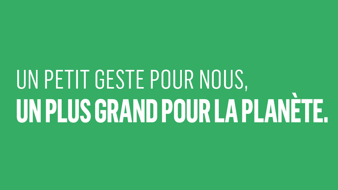 ENSEMBLE, LIMITONS NOTRE CONSOMMATION D’ENERGIE