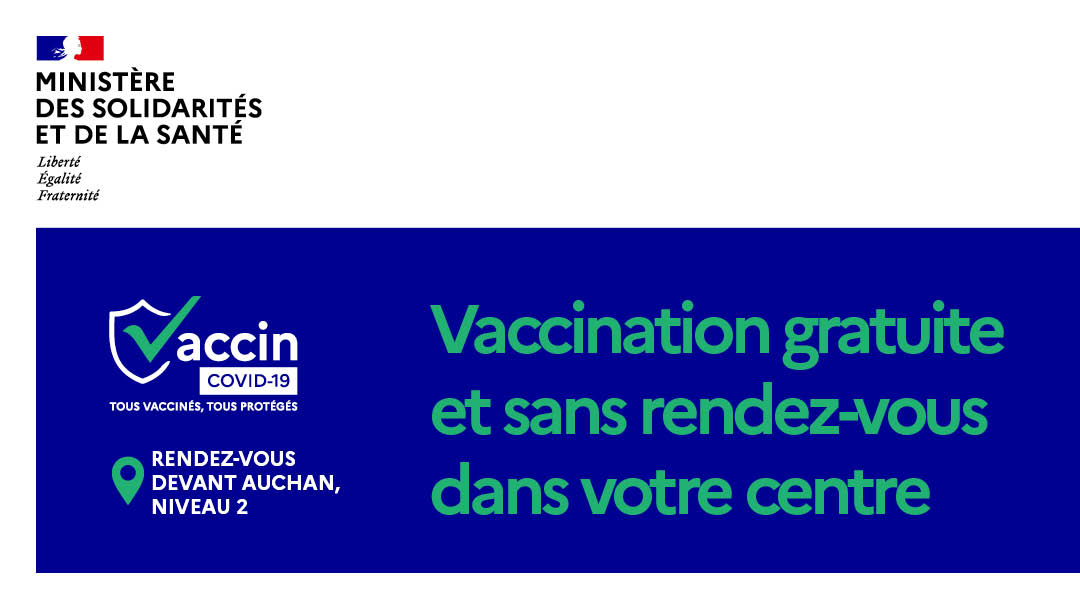 FAITES-VOUS VACCINER À WESTFIELD LES 4 TEMPS FAITES-VOUS VACCINER À WESTFIELD LES 4 TEMPS