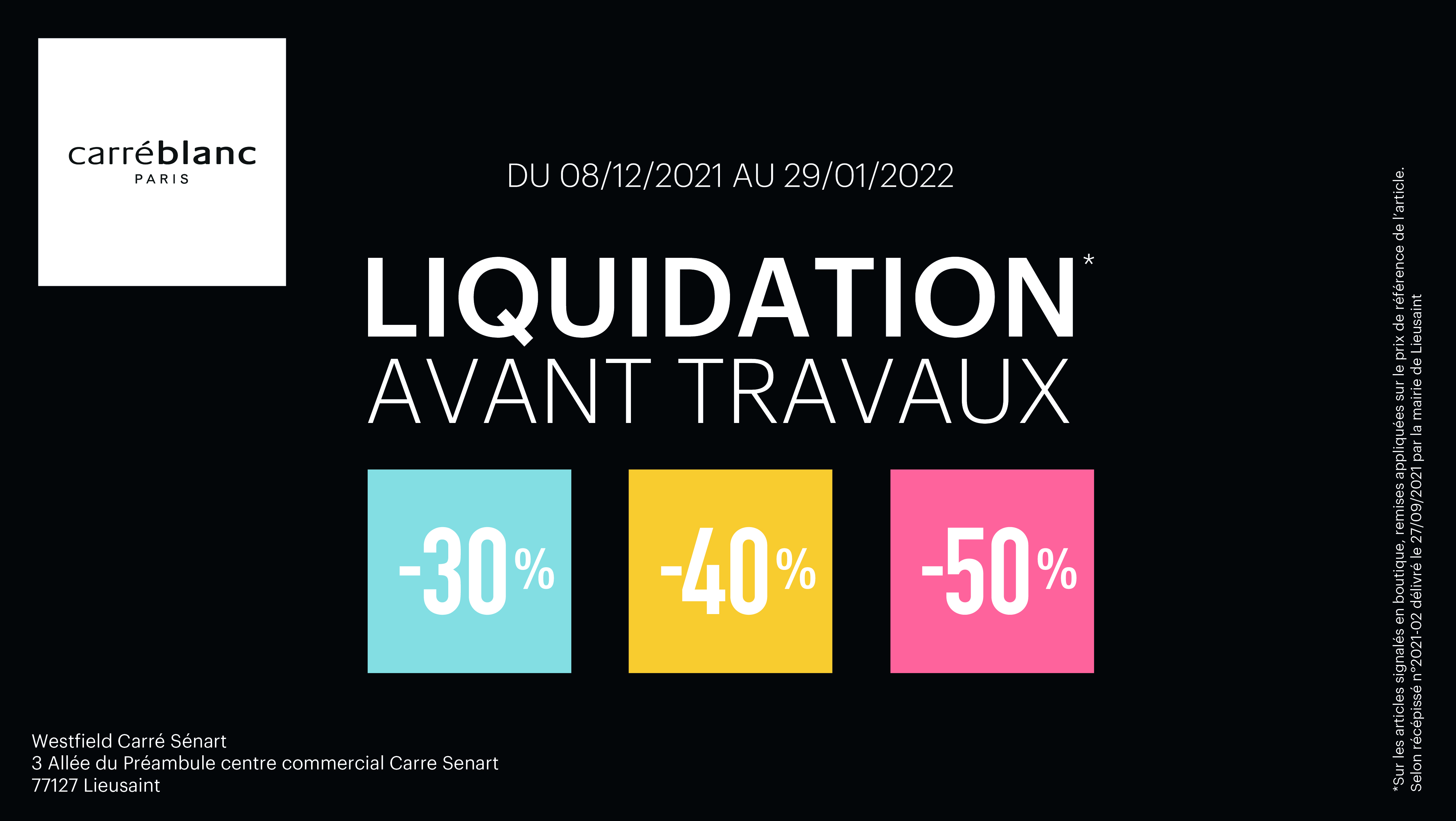 LIQUIDATION AVANT TRAVAUX LIQUIDATION AVANT TRAVAUX